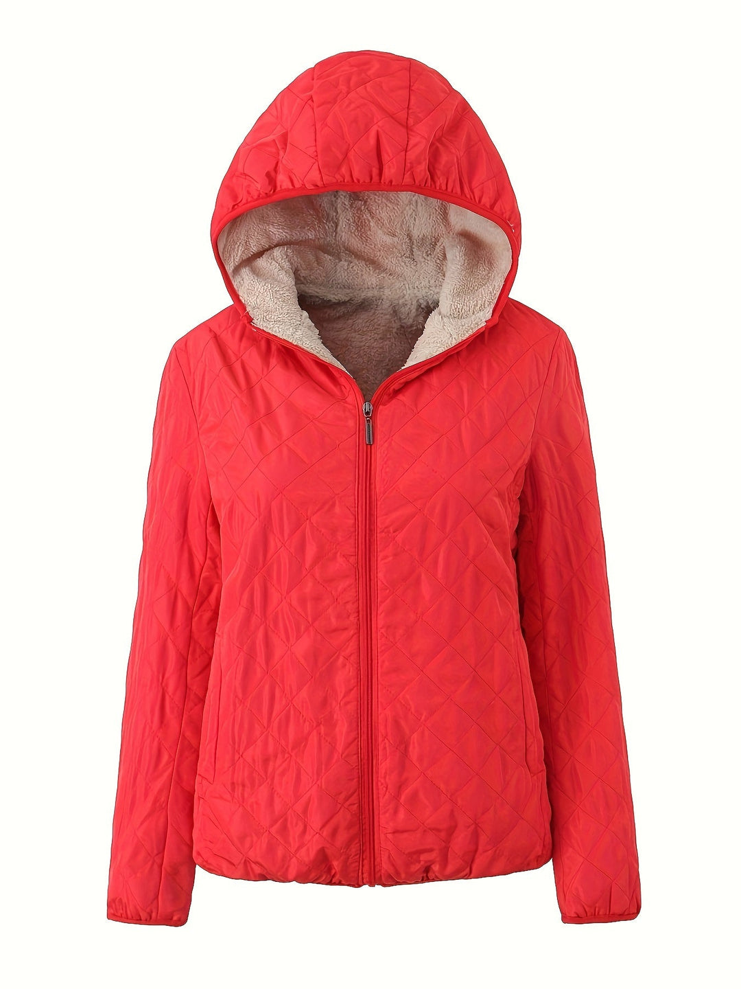 Drune | Gepolsterte Jacke mit Reißverschluss und Kapuze