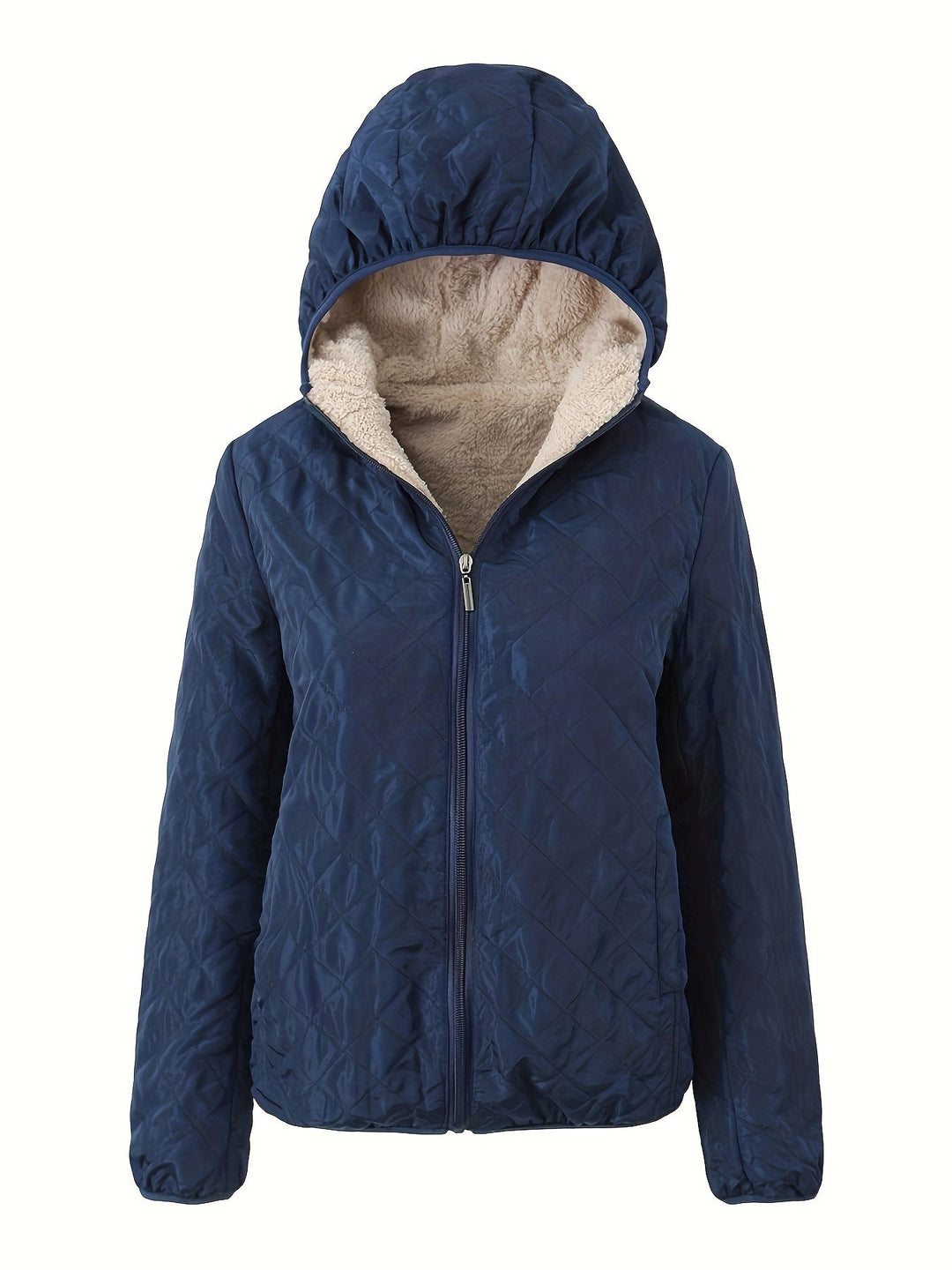 Drune | Gepolsterte Jacke mit Reißverschluss und Kapuze