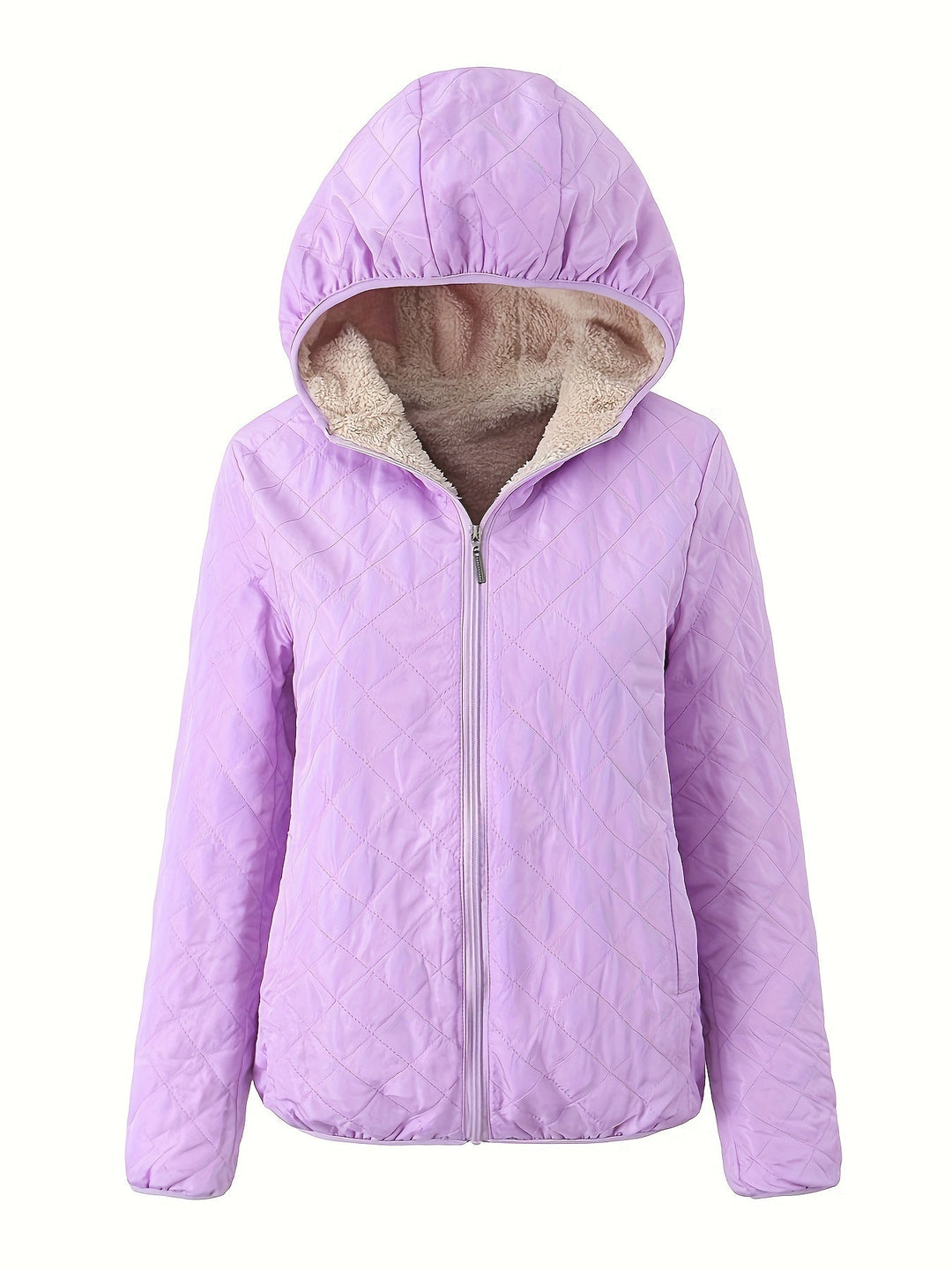 Drune | Gepolsterte Jacke mit Reißverschluss und Kapuze
