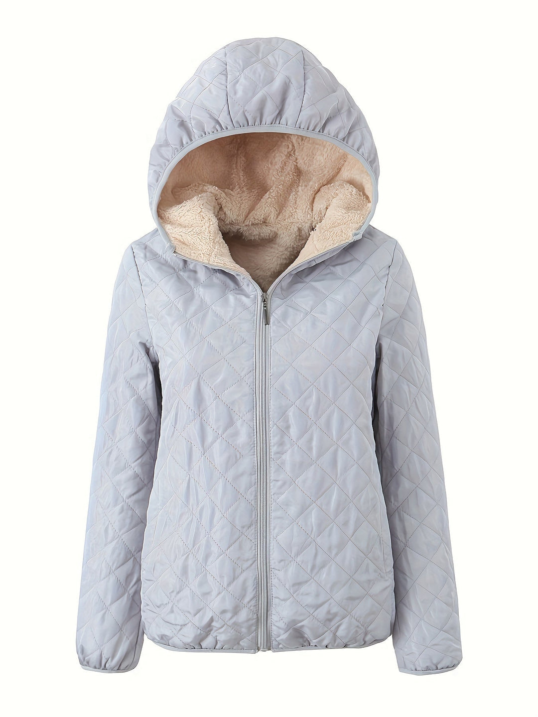 Drune | Gepolsterte Jacke mit Reißverschluss und Kapuze