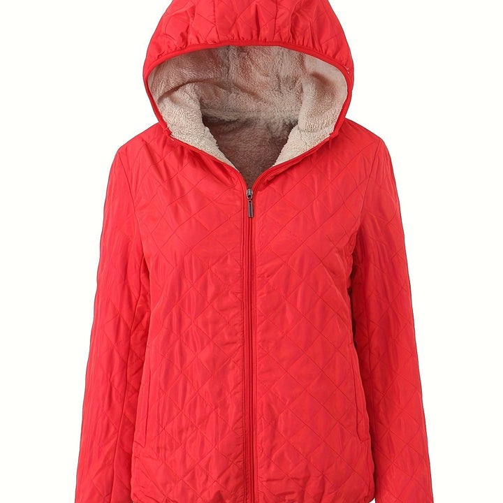 Drune | Gepolsterte Jacke mit Reißverschluss und Kapuze