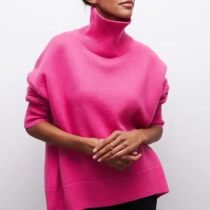 Drune | Warmer Rollkragenpullover in schlichtem Design für Frauen