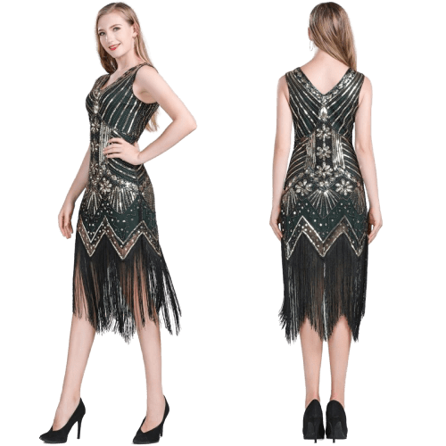 Drune | Gatsby-Stil Kleid