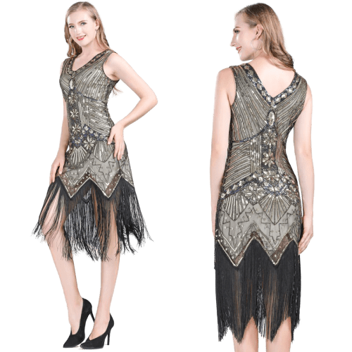 Drune | Gatsby-Stil Kleid