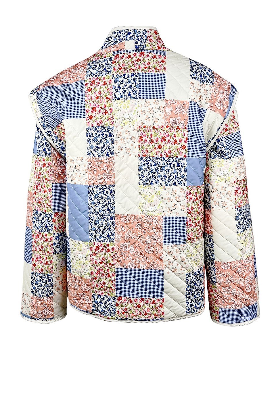Drune | Bedruckte Umwandelbare Steppjacke
