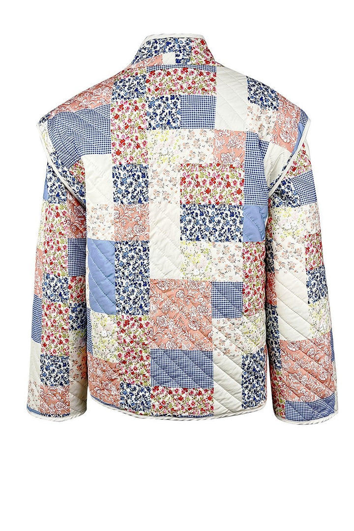 Drune | Bedruckte Umwandelbare Steppjacke