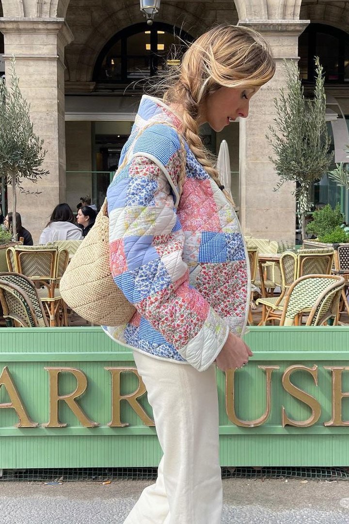 Drune | Bedruckte Umwandelbare Steppjacke