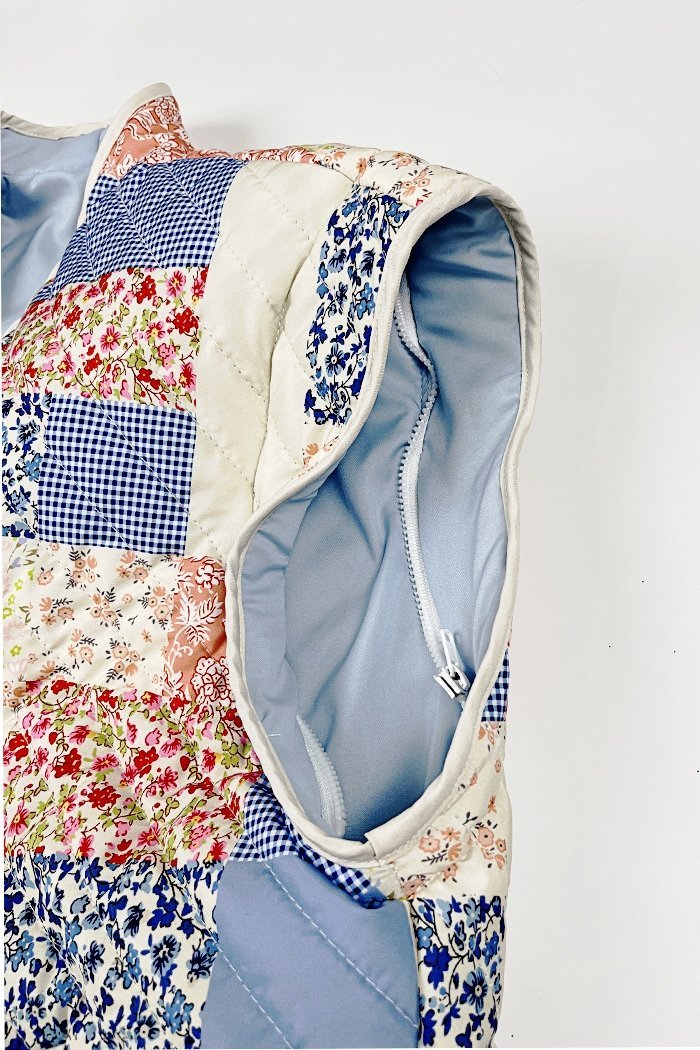 Drune | Bedruckte Umwandelbare Steppjacke