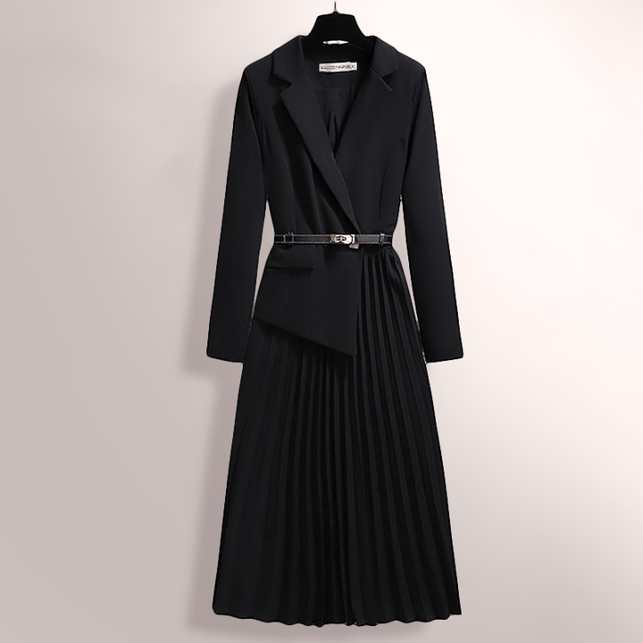 Drune | Klassische Faltenrock Damen Kleid Zeitlose Eleganz