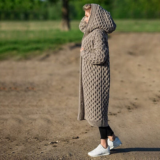 Drune | Gestrickte Warme Weiche Strickjacke
