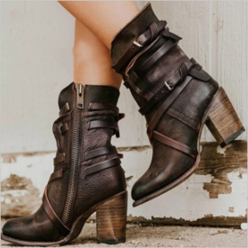 Drune | Stylische Stiefel im Retro-Look