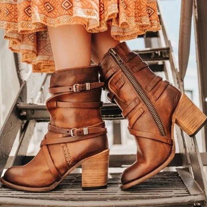 Drune | Stylische Stiefel im Retro-Look