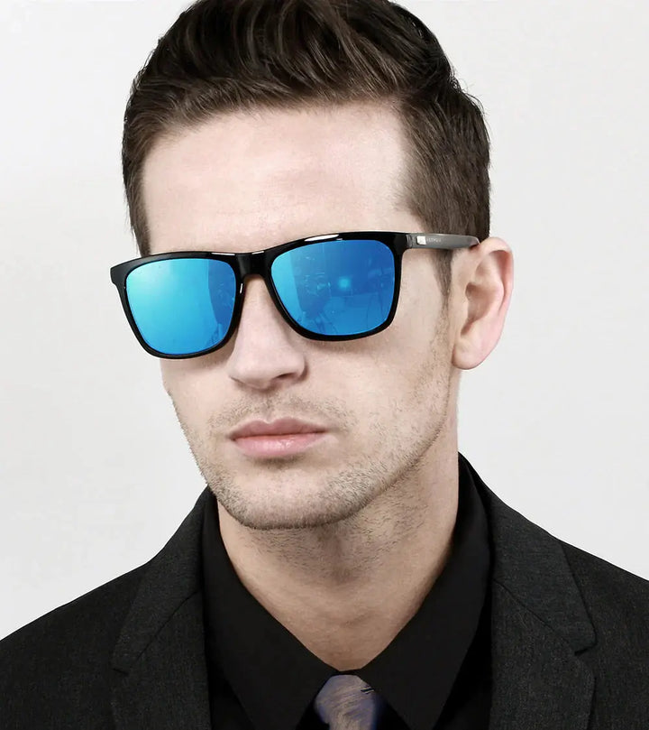 Drune | Spiegelglas Sonnenbrille Für Herren Trendy & Vielseitig