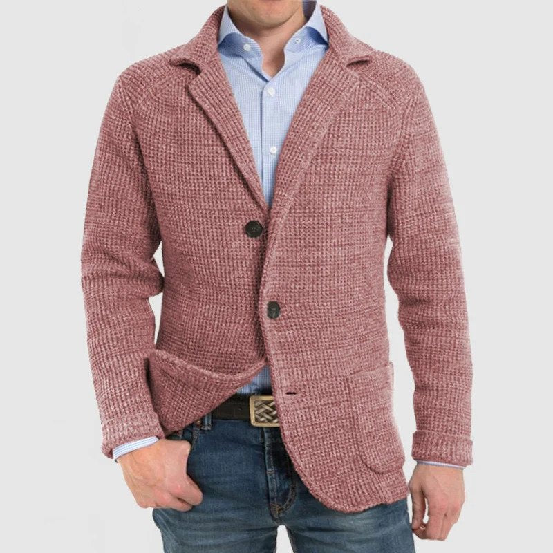 Drune | Elegante Herrenjacke mit langen Ärmeln und Pattentaschen