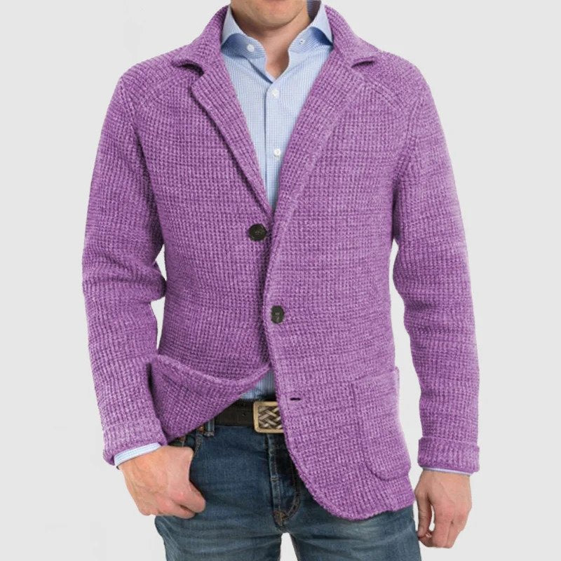 Drune | Elegante Herrenjacke mit langen Ärmeln und Pattentaschen