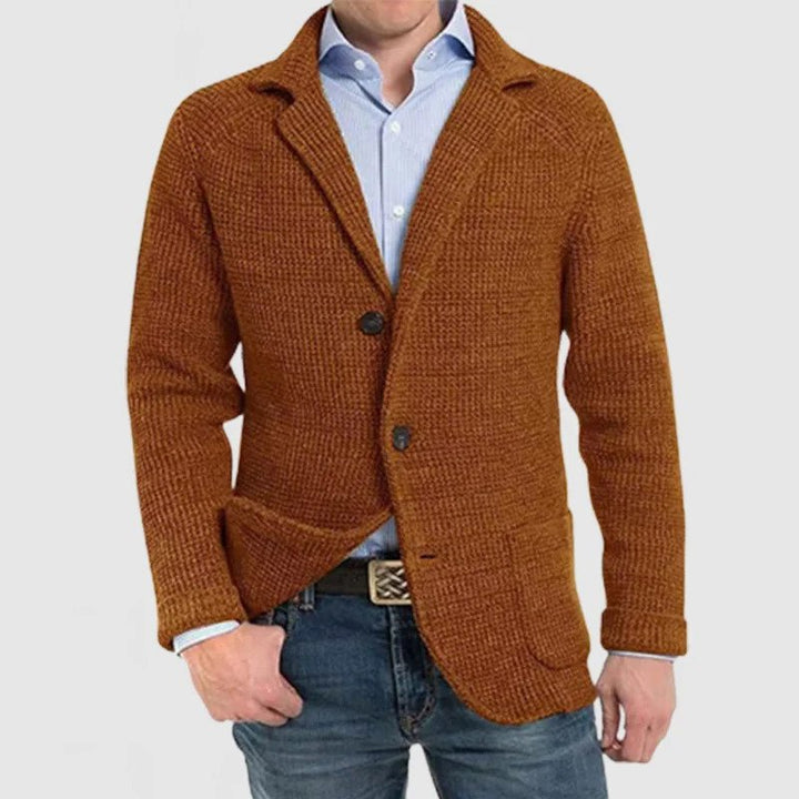 Drune | Elegante Herrenjacke mit langen Ärmeln und Pattentaschen