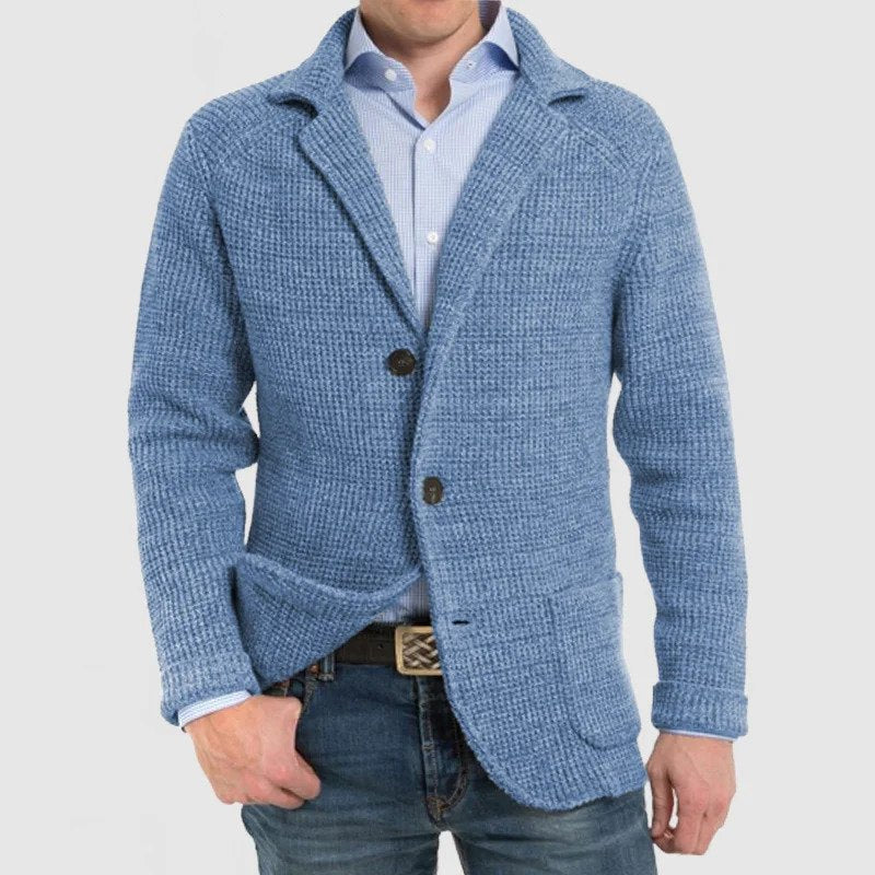 Drune | Elegante Herrenjacke mit langen Ärmeln und Pattentaschen