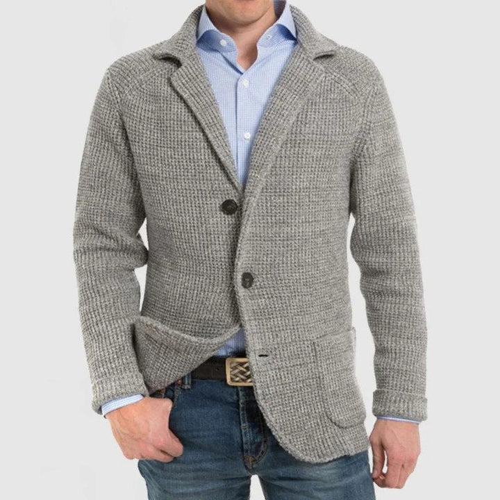 Drune | Elegante Herrenjacke mit langen Ärmeln und Pattentaschen