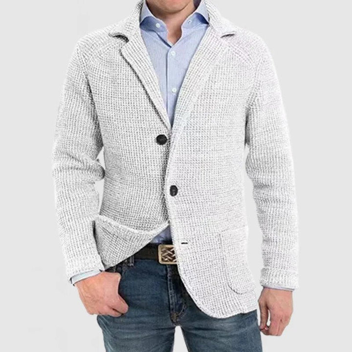 Drune | Elegante Herrenjacke mit langen Ärmeln und Pattentaschen