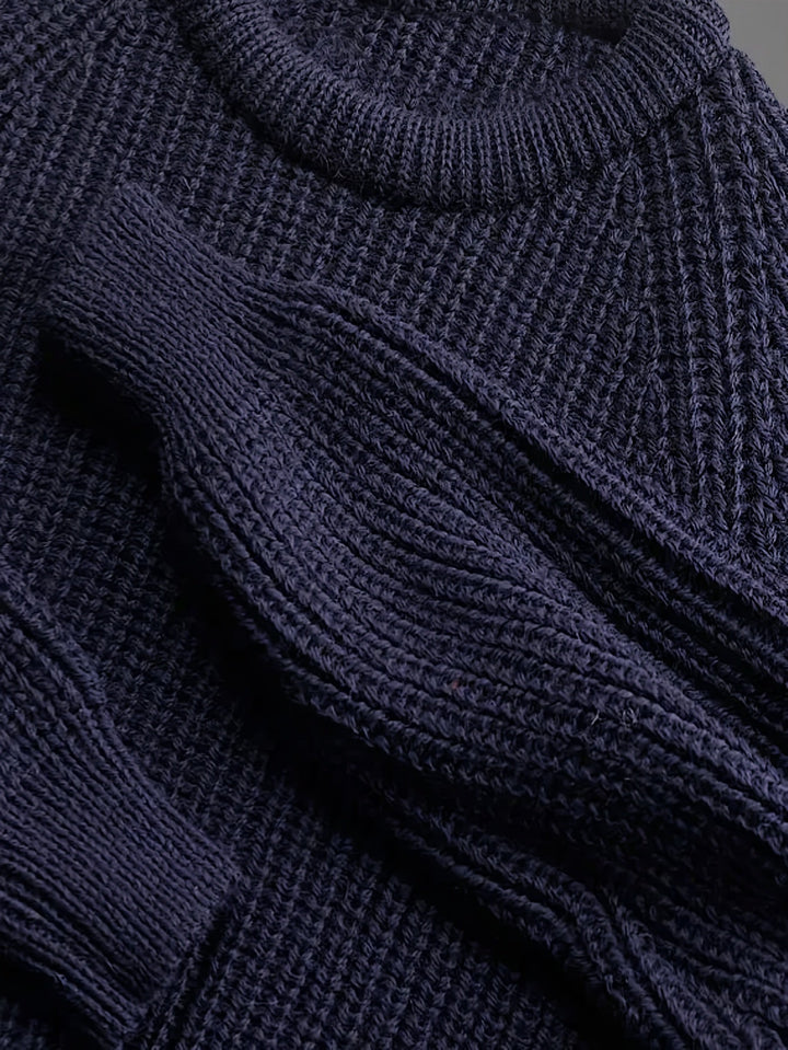 Drune | Dicke Strickjacke Im Robusten Design Wolle Wärme und Komfort