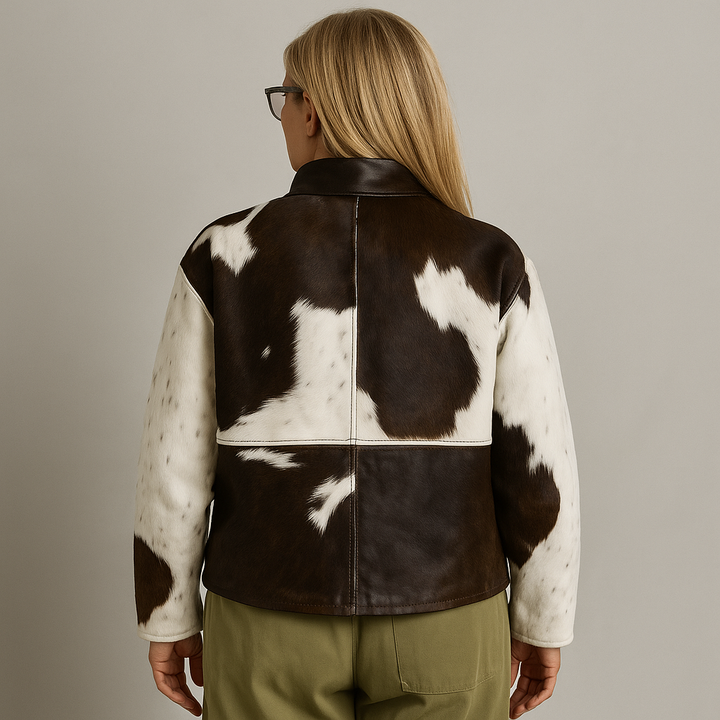 Drune | Stylish lightweight jacket with leopard print