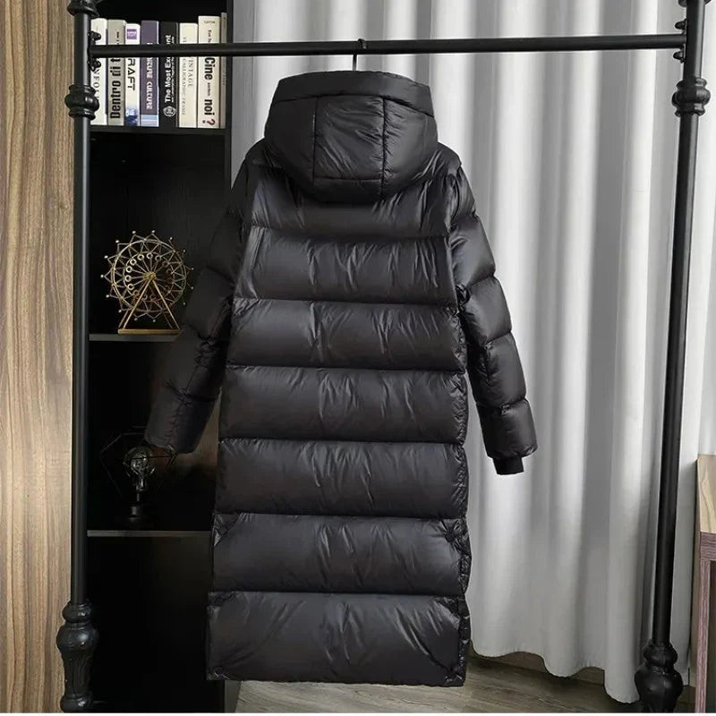 Drune | Dicke Puffer Kappuzen-Daunenjacke