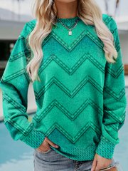 Drune | GEOMETRISCHES KASCHMIR-SWEATSHIRT