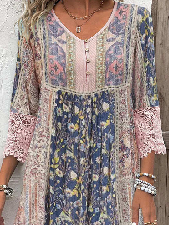 Drune | Luftiges Boho Kleid Mit Femininer Note