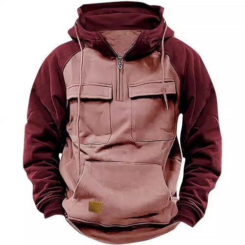 Drune | Dicke Herren-Hoodie mit vielen Stauraumtaschen