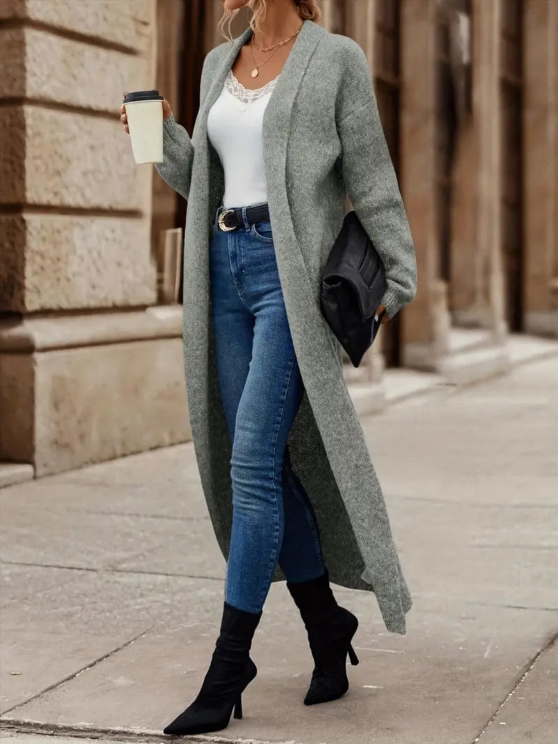 Drune | Langarm Wollcardigan