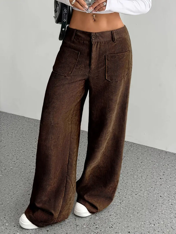 Drune | Cordhose mit weitem Bein