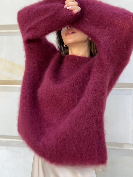 Drune | Cozy soft mohair knit sweater