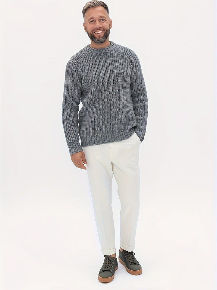 Drune | Strickpullover Im Klassischen Design Acryl Komfortabel und Warm