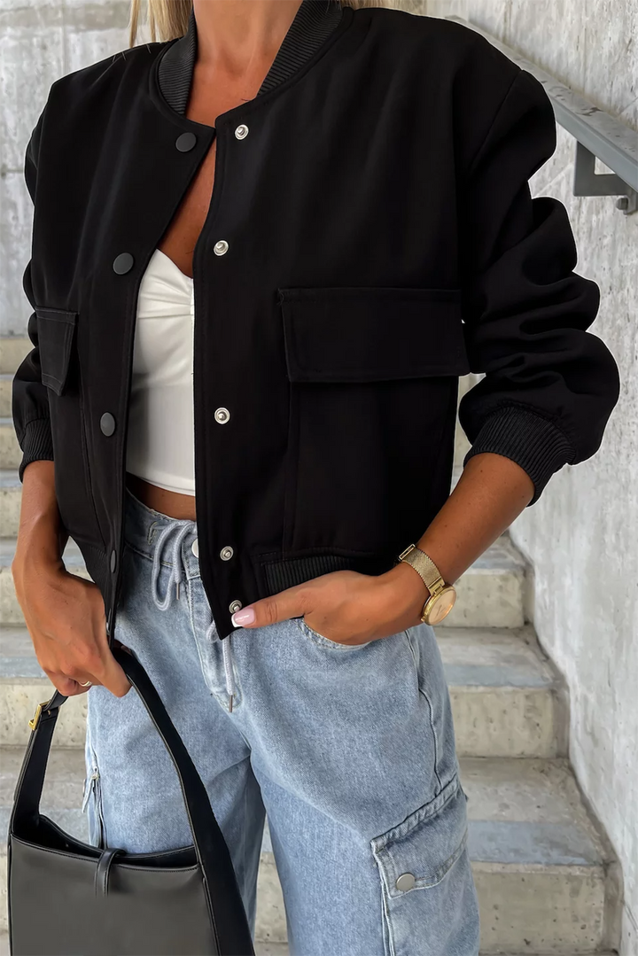 Drune | Bomberjacke mit Taschen Polyester-mischung Klassisch und Zeitlos