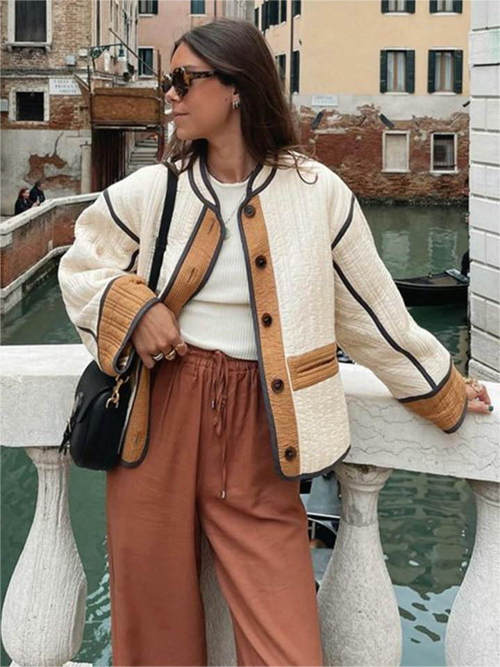 Drune | Übergangs-Damenjacke mit Knopfdetails