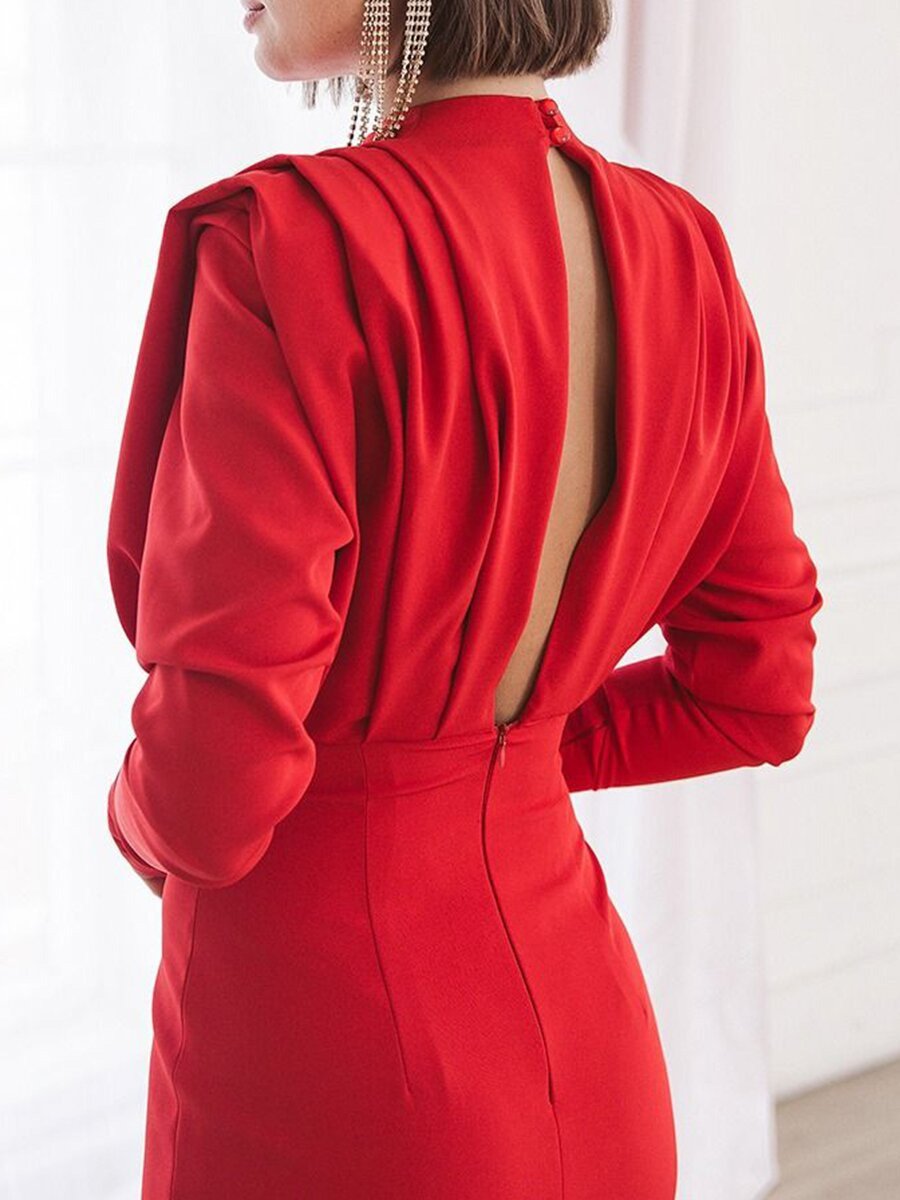 Drune Rollkragenpullover-Kleid in Mode