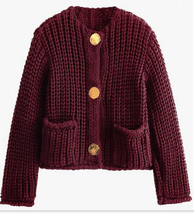 Drune | Cozy Chic women's cardigan with buttons and pockets