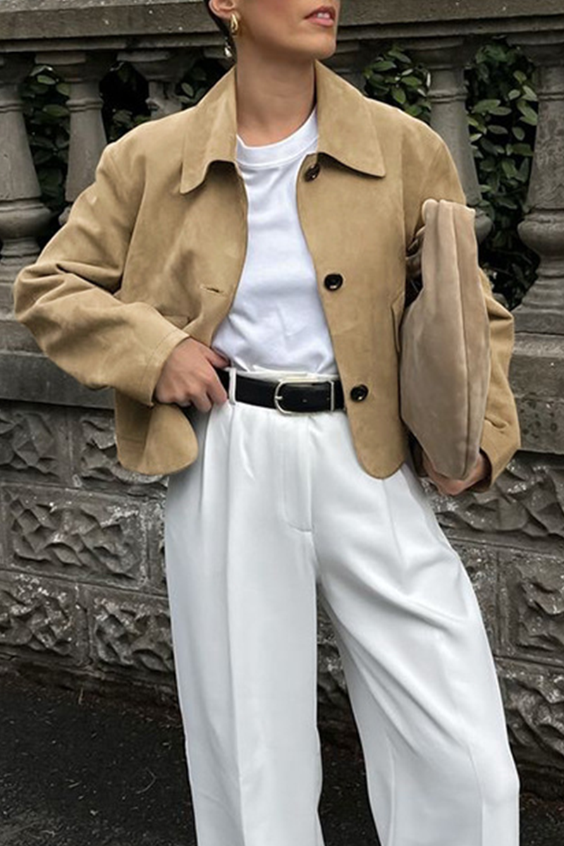 Drune | Casual jacket with button-through shirt collar
