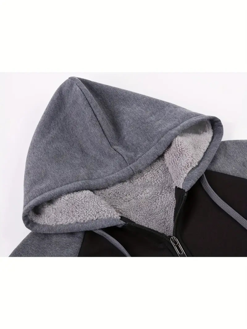 Drune | Gefütterte Sherpa-Fleece Herren Kapuzenweste
