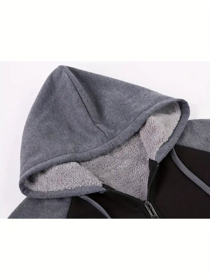 Drune | Gefütterte Sherpa-Fleece Herren Kapuzenweste