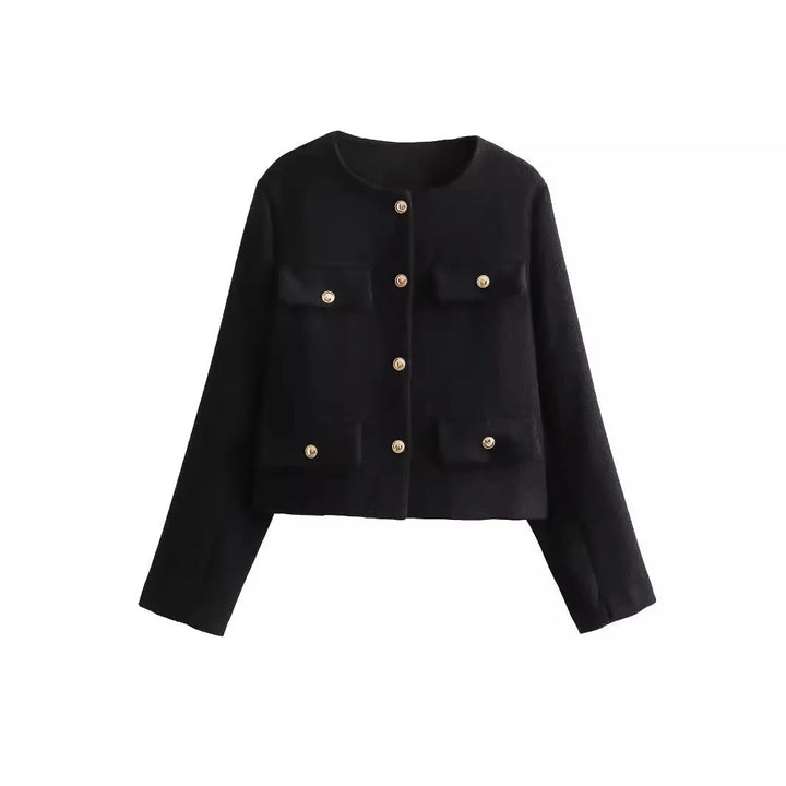 Drune | Schicke und elegante Blazerjacke mit Knopfverschluss für Damen