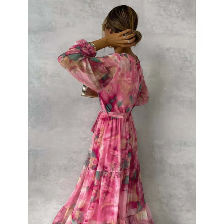 Drune | Maxi Kleid Im Rosendesign
