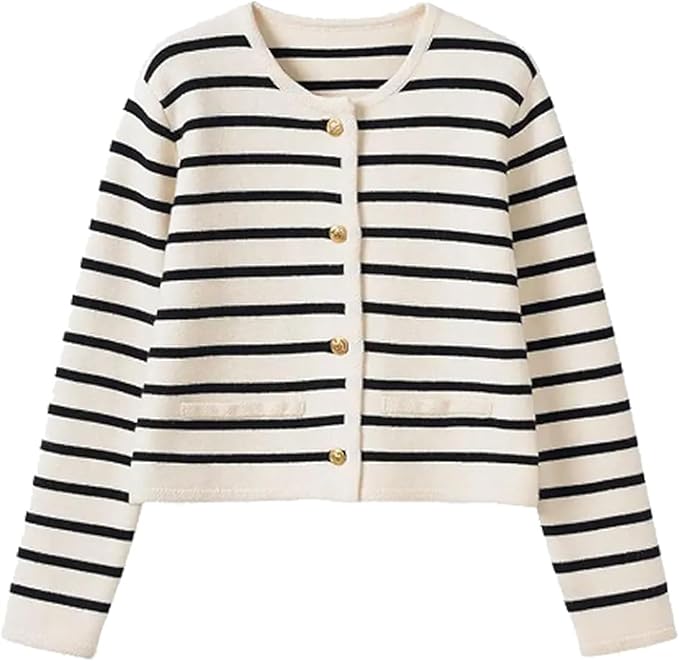 Drune | Cozy striped knit sweater for autumnal layered looks