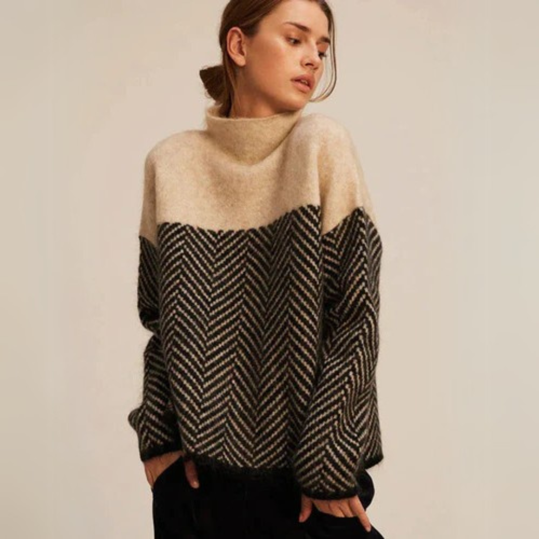 Drune | Grobstrick Rollkragenpullover