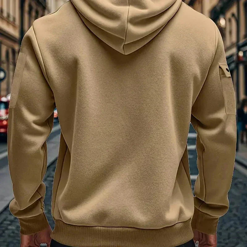 Drune | Herren Sweatshirt mit Kapuze und Taschen