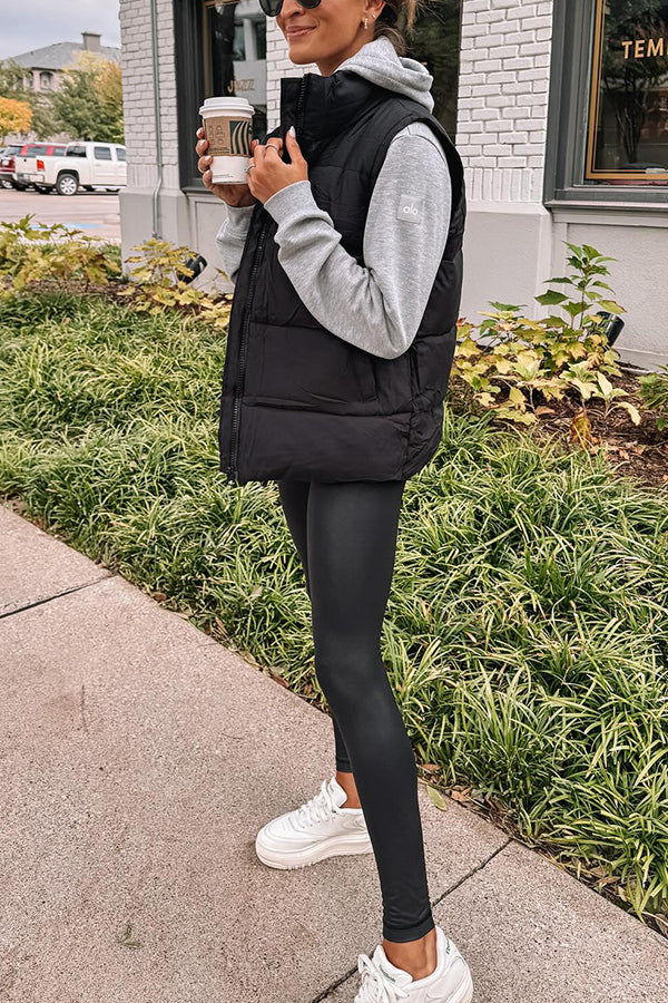 Drune | Farbe modischer lässiger Stil Baumwollweste Jacke
