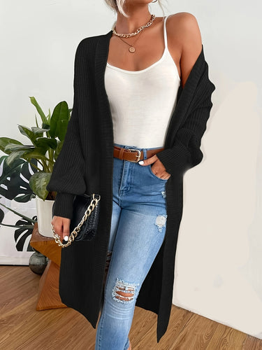 Drune | Damen Strickcardigan - Offener Grobstrickmantel mit Taschen & lockerer Passform