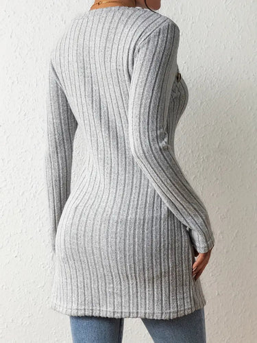 Drune | Stilvoll Gerippter Pullover für Frauen