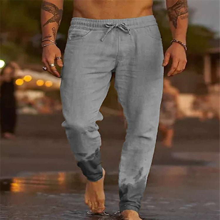 Drune | Lässige Leinenhose Für Herren