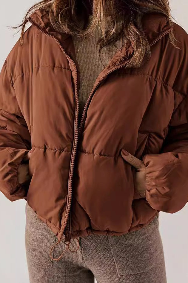 Drune | Schlichte gestepptes Puffer-Jacke